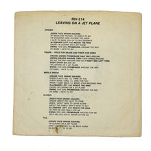 Load image into Gallery viewer, Delta Gamblers, The : LEAVING ON A JET PLANE/ Larry Marchese : LEAVING ON A JET PLANE
