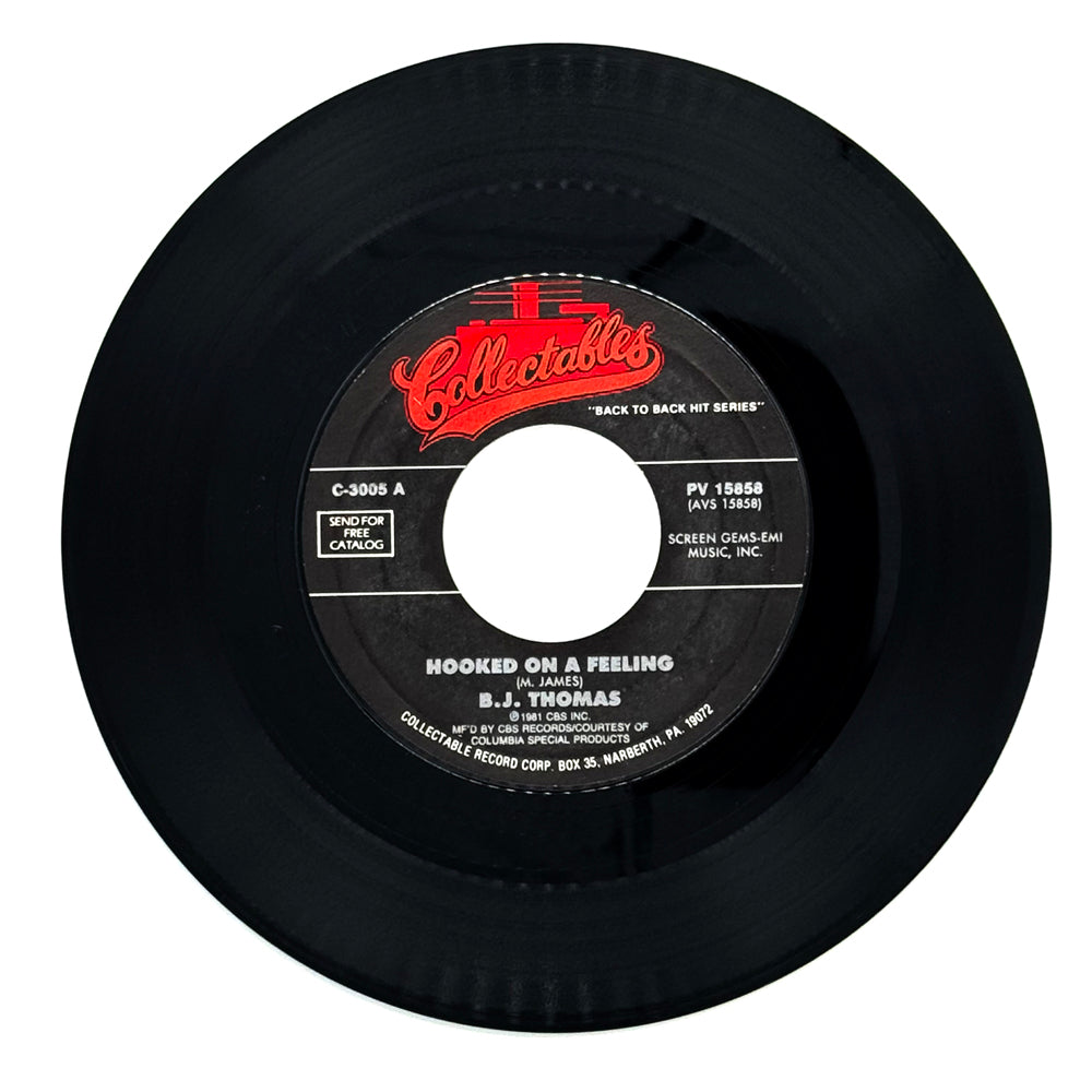 B.J. Thomas : HOOKED ON A FEELING/ I JUST CAN'T HELP BELIEVIN'