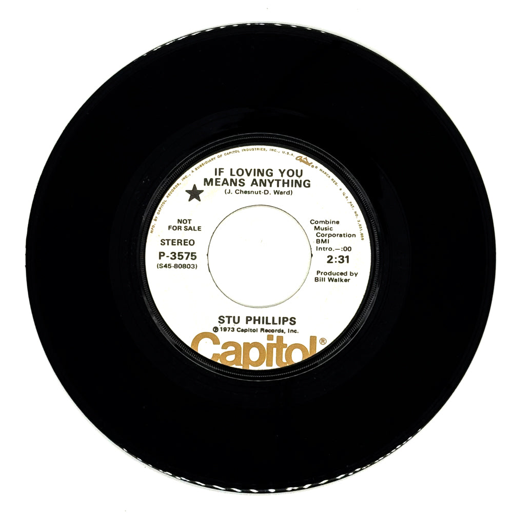 Stu Phillips : IF LOVING YOU MEANS ANYTHING/ RESTLESS WOMAN