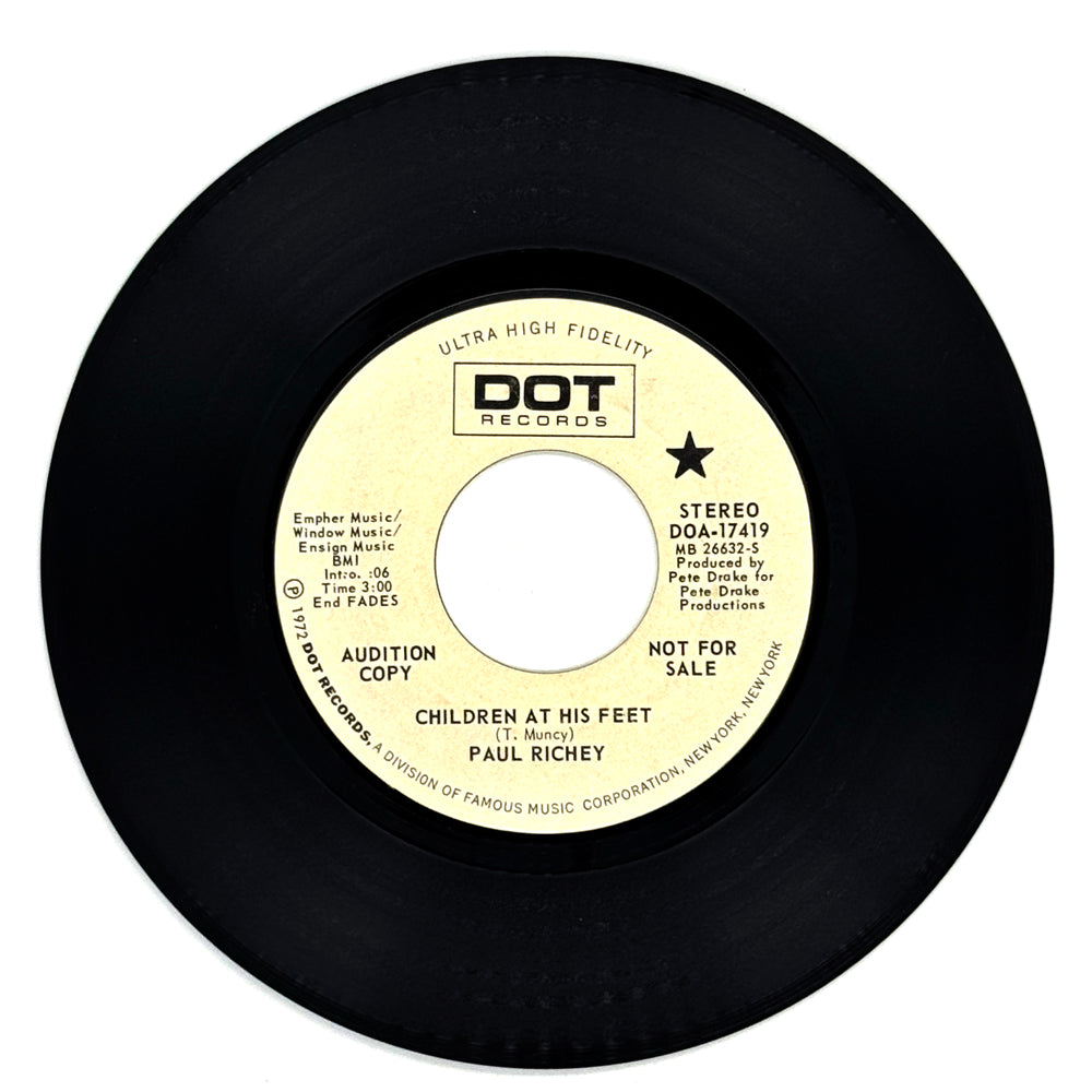 Paul Richey : CHILDREN AT HIS FEET/ THAT'S WHEN LOVE CAN BEGIN AGAIN