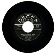 Four Aces feat. Al Alberts : WRITTEN ON THE WIND/ SOMEONE TO LOVE (SEUL UN HOMME PEUT FAIRE CA)