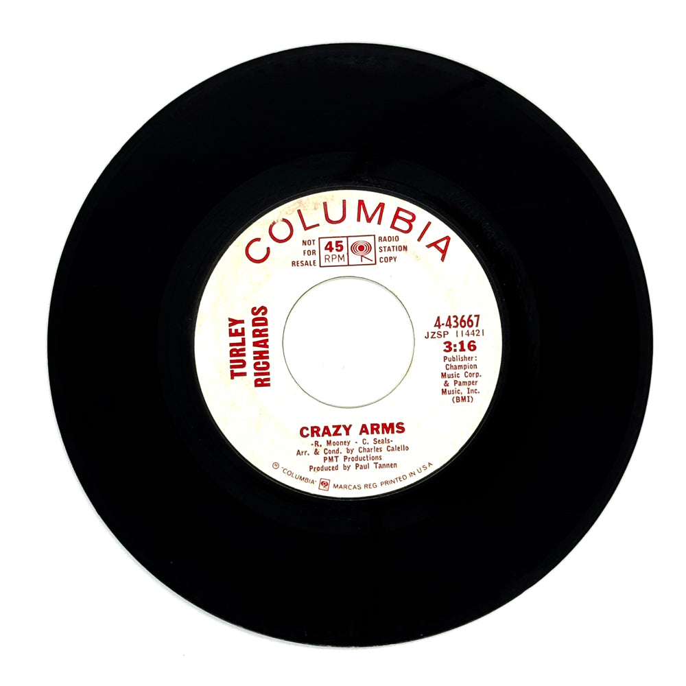 Turley Richards : CRAZY ARMS/ I JUST CAN'T TAKE IT ANY LONGER