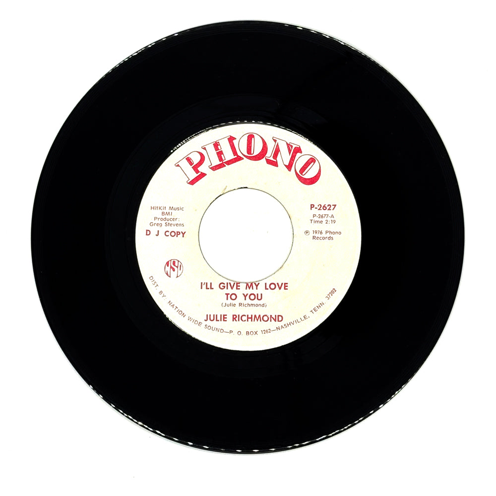 Julie Richmond : I'LL GIVE MY LOVE TO YOU/ CLEVELAND PUSSYCAT