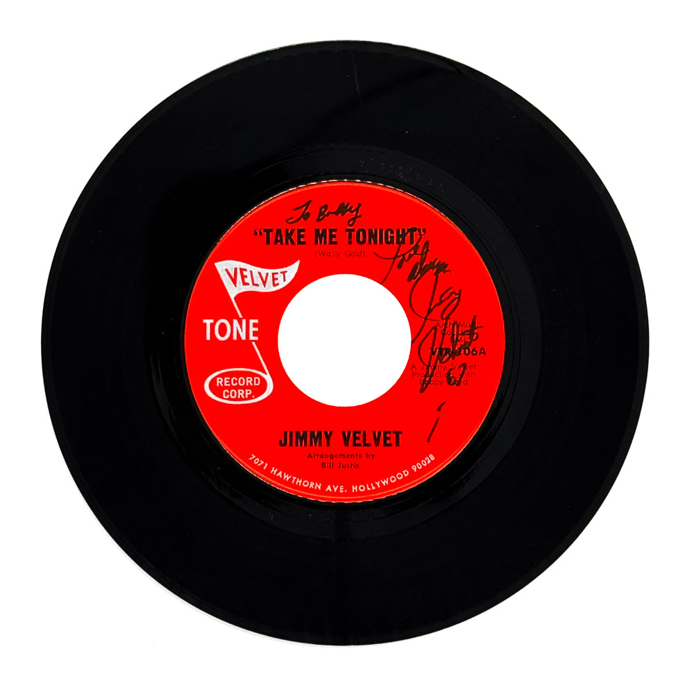 Jimmy Velvet : TAKE ME TONIGHT/ YOUNG HEARTS