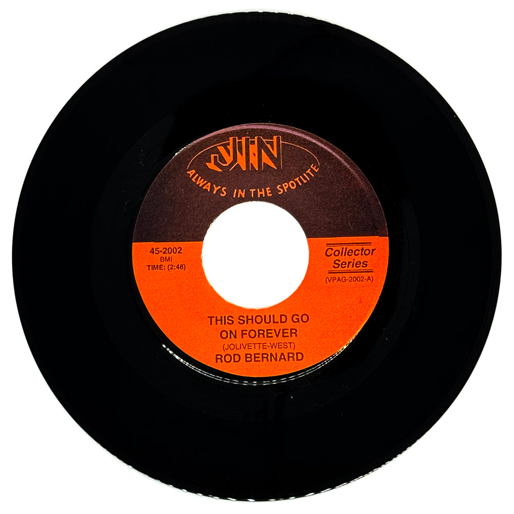 Rod Bernard : THIS SHOULD GO ON FOREVER/ BREAKING UP IS HARD TO DO