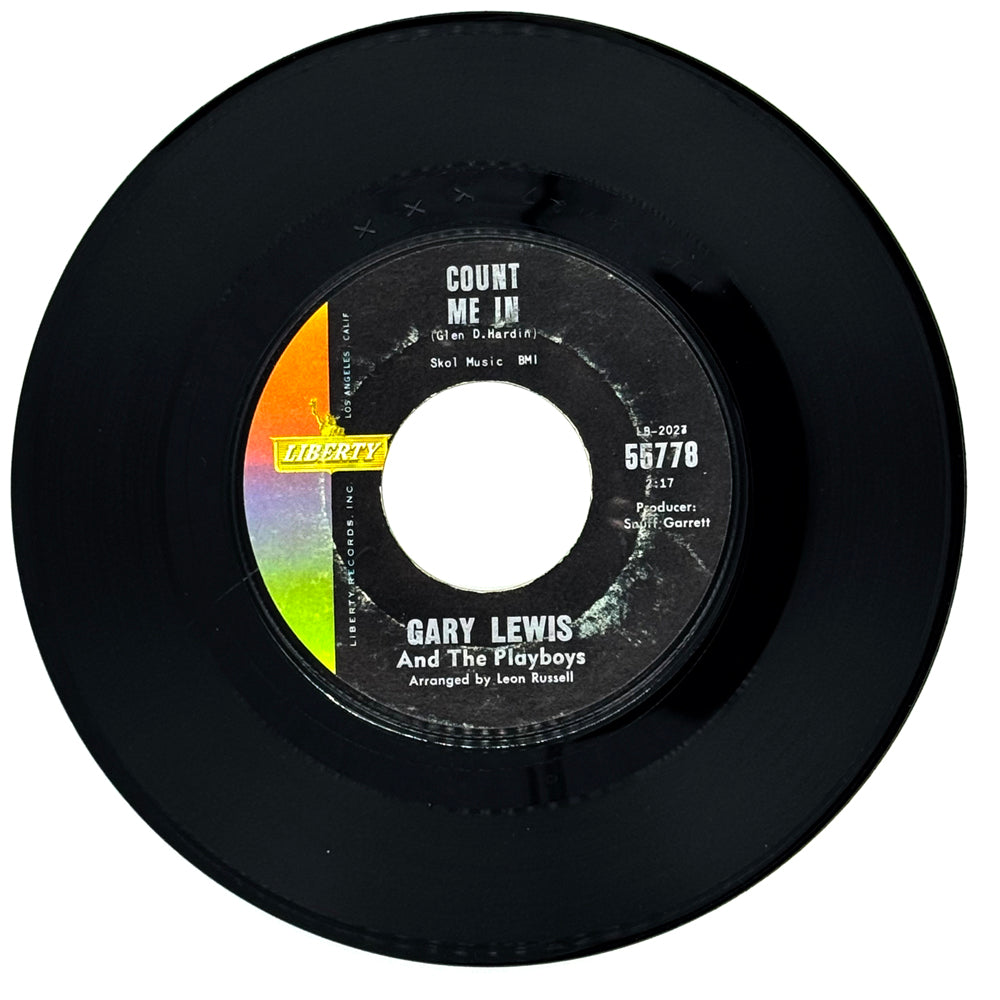 Gary Lewis And The Playboys : COUNT ME IN/ LITTLE MISS GO-GO