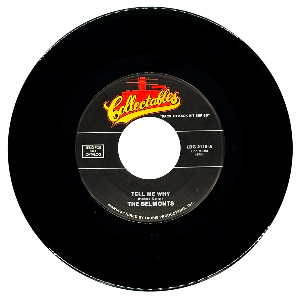 Belmonts, The : TELL ME WHY/ COME ON LITTLE ANGEL