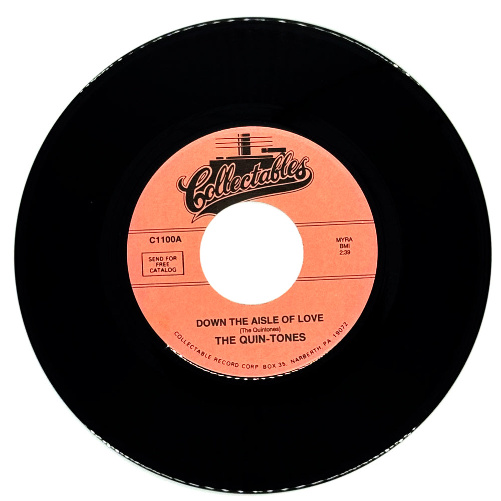 Quin-Tones, The : DOWN THE AISLE OF LOVE/ PLEASE DEAR