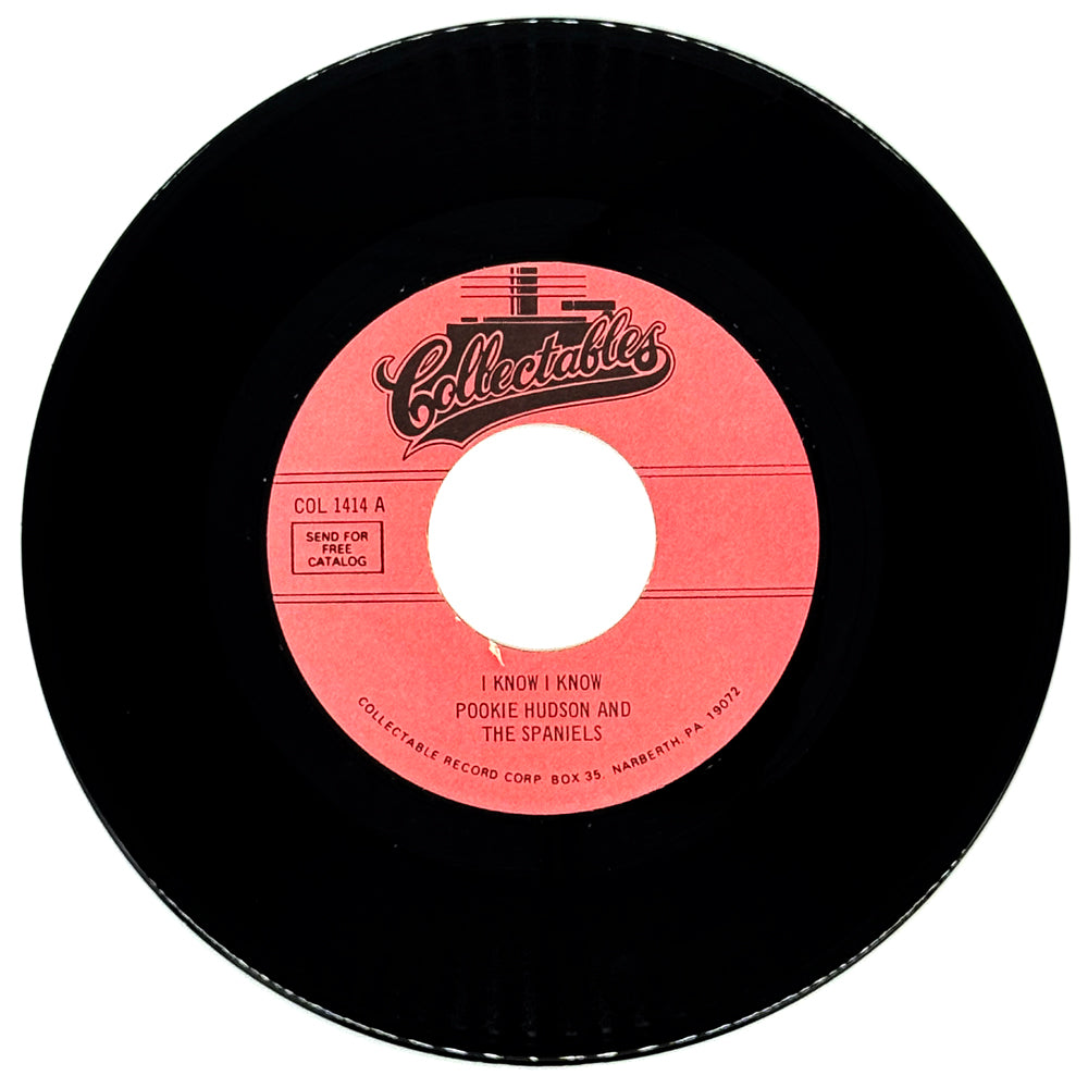 Pookie Hudson and The Spaniels : I KNOW I KNOW/ I LOVE YOU FOR SENTIMENTAL REASONS