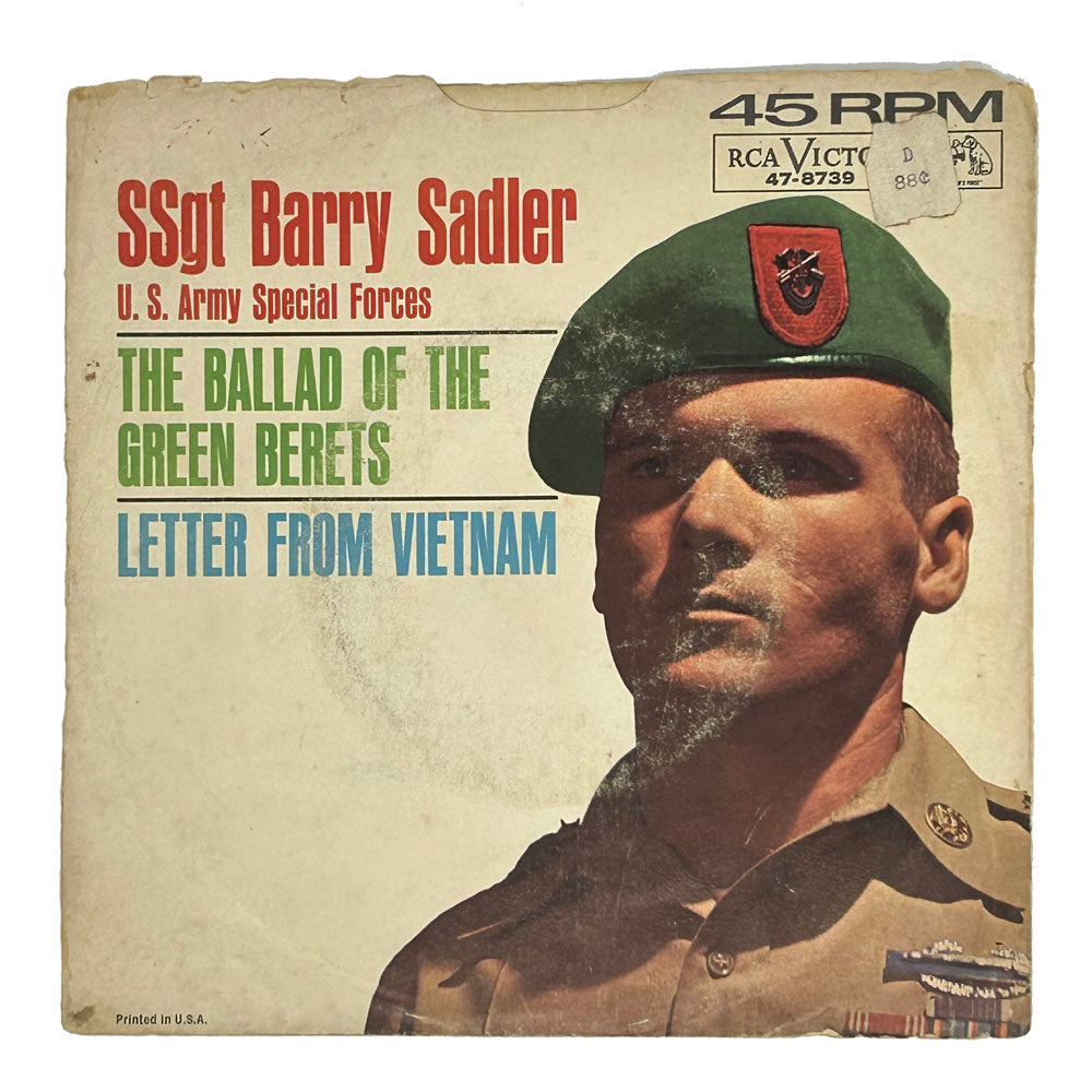 Ssgt Barry Sadler : THE BALLAD OF THE GREEN BERETS/ LETTER FROM VIETNAM