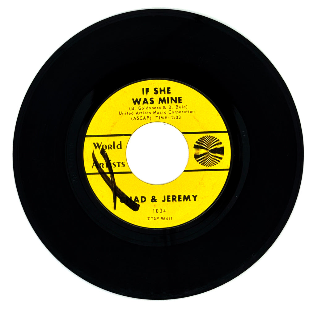 Chad & Jeremy : IF SHE WAS MINE/ WILLOW WEEP FOR ME