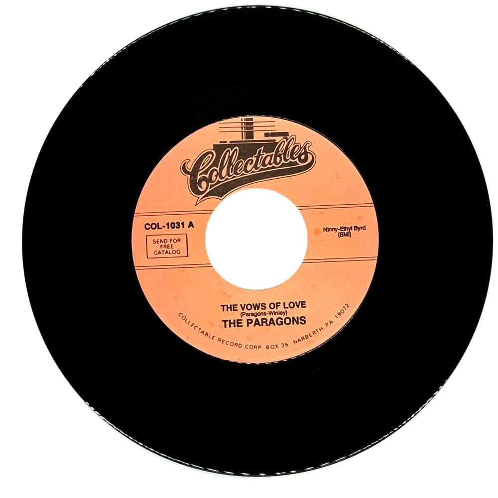 Paragons, The : THE VOWS OF LOVE/ STICK WITH ME BABY