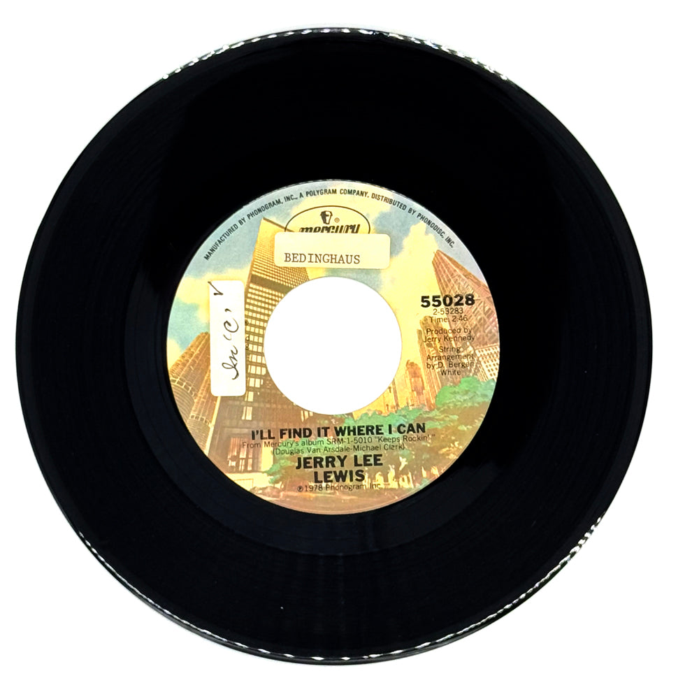 Jerry Lee Lewis : I'LL FIND IT WHERE I CAN/ DON'T LET THE STARS GET IN YOUR EYES