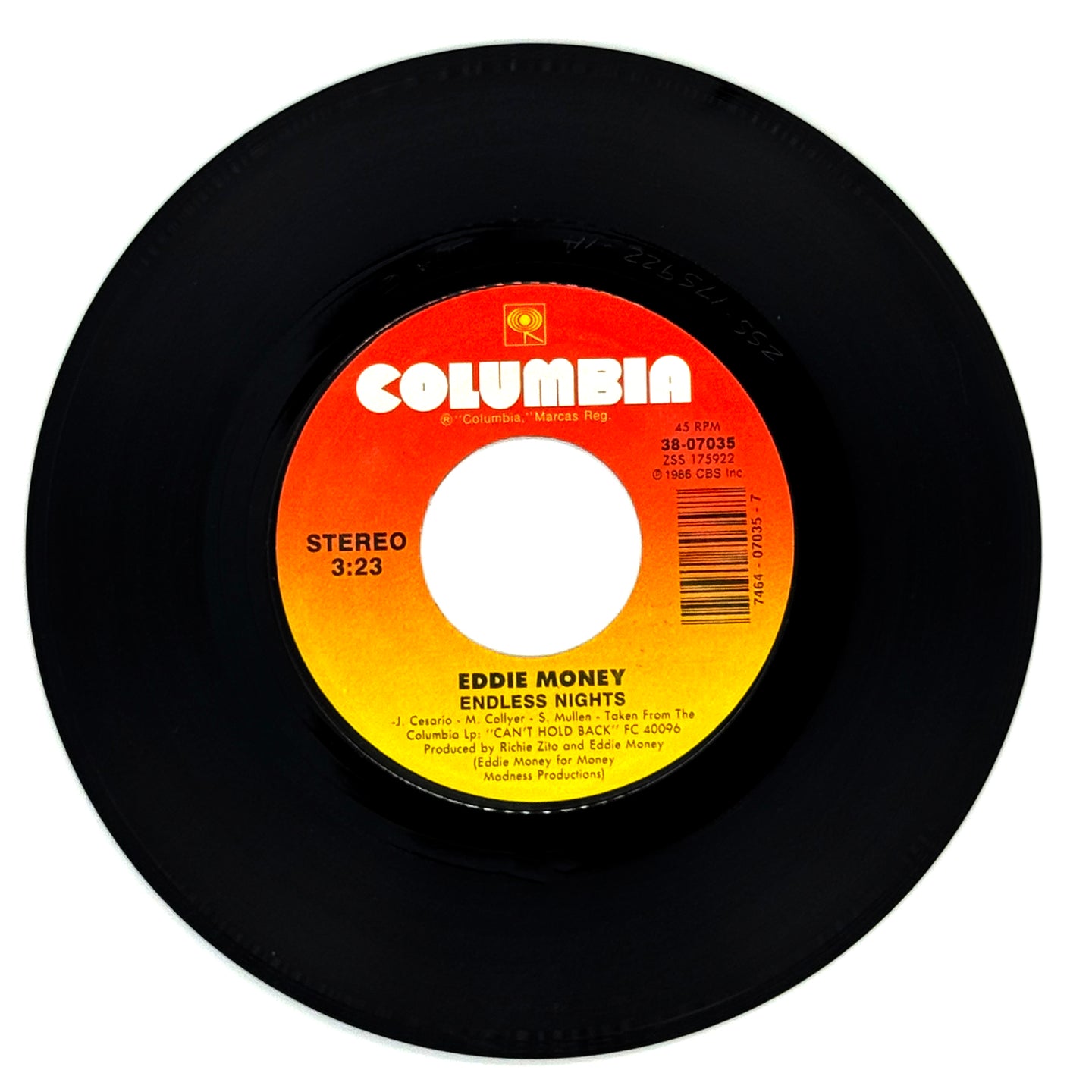 Eddie Money : ENDLESS NIGHTS/ BRING ON THE RAIN