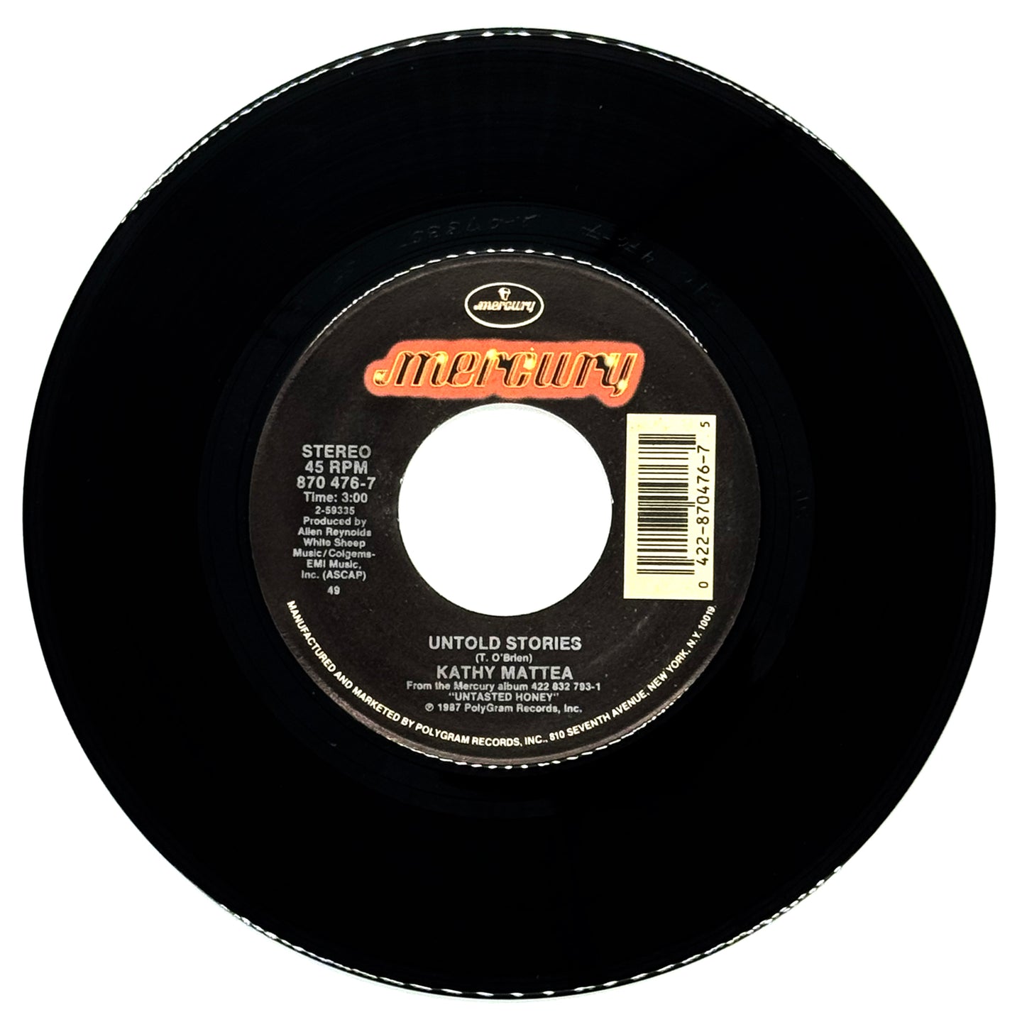 Kathy Mattea : UNTOLD STORIES/ LATE IN THE DAY