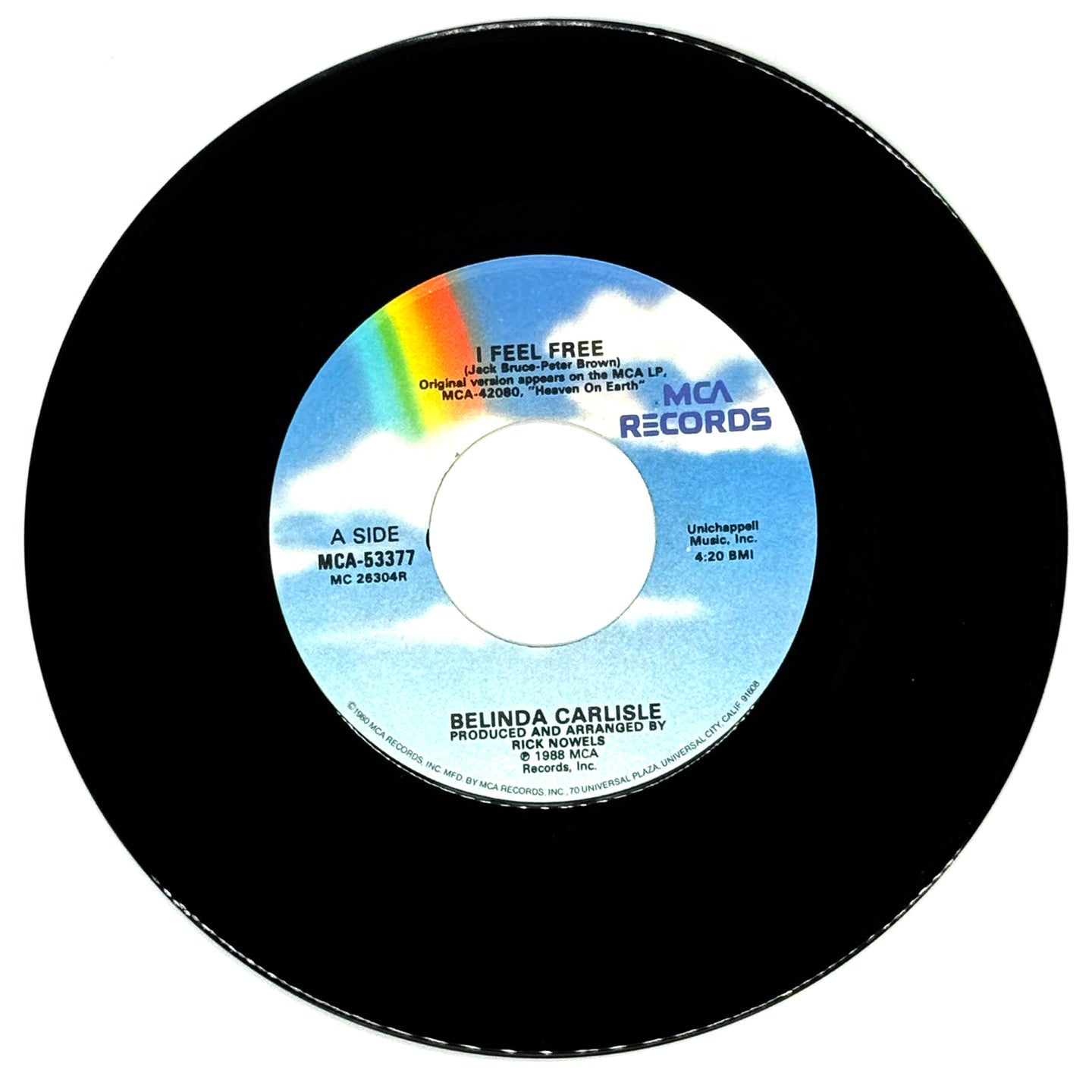 Belinda Carlisle : I FEEL FREE/ SHOULD I LET YOU IN?