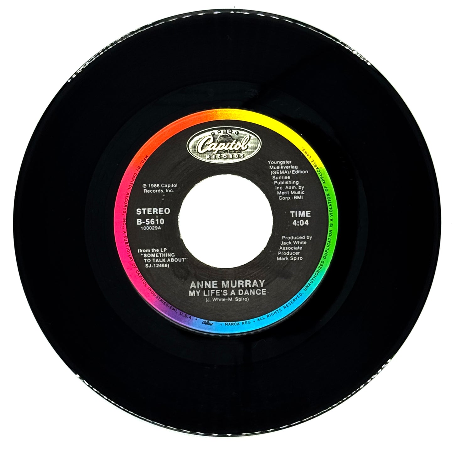 Anne Murray : MY LIFE'S A DANCE/ CALL US FOOLS