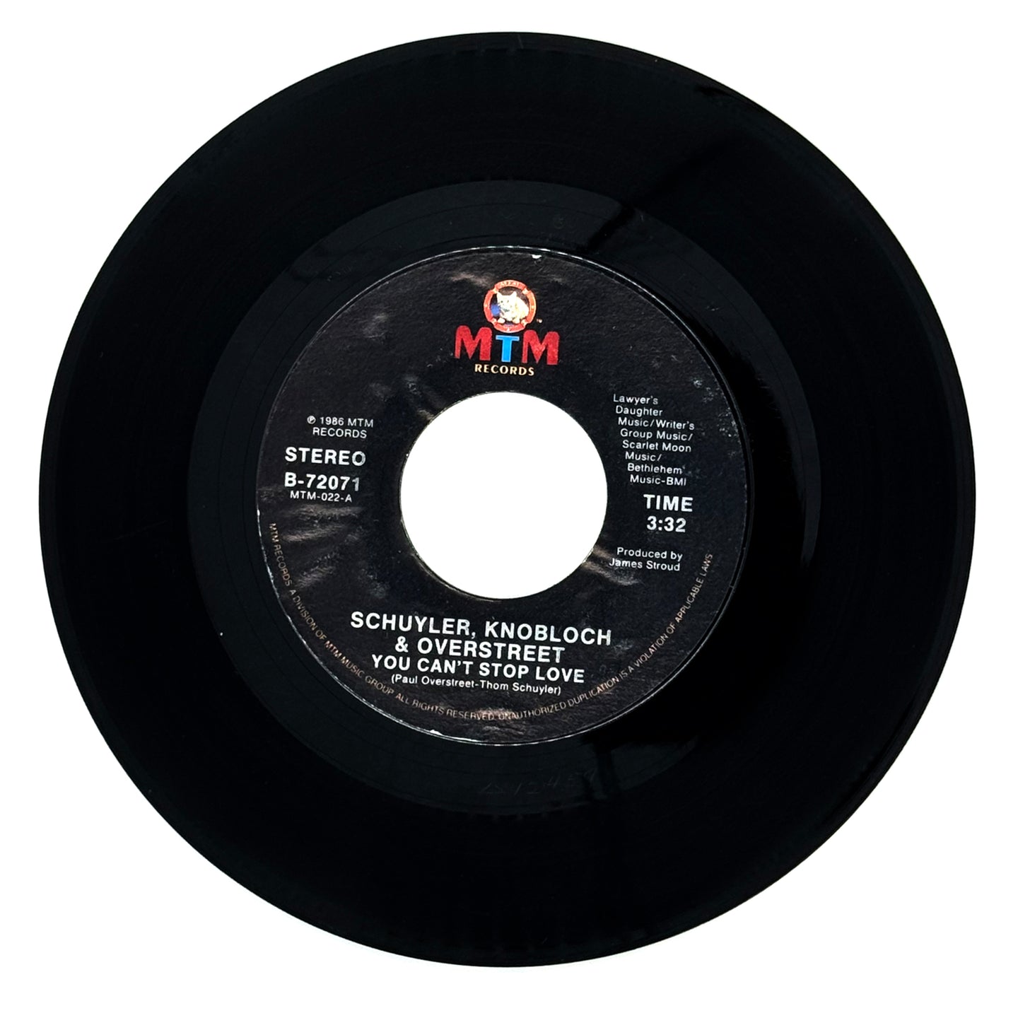 Schuyler, Knobloch & Overstreet : YOU CAN'T STOP LOVE/ LOVE IS THE HERO