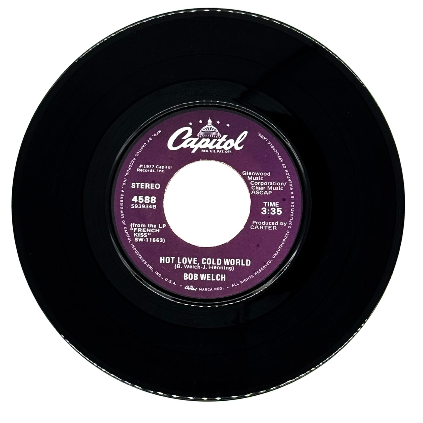 Bob Welch : HOT LOVE, COLD WORLD/ DANCHIVA