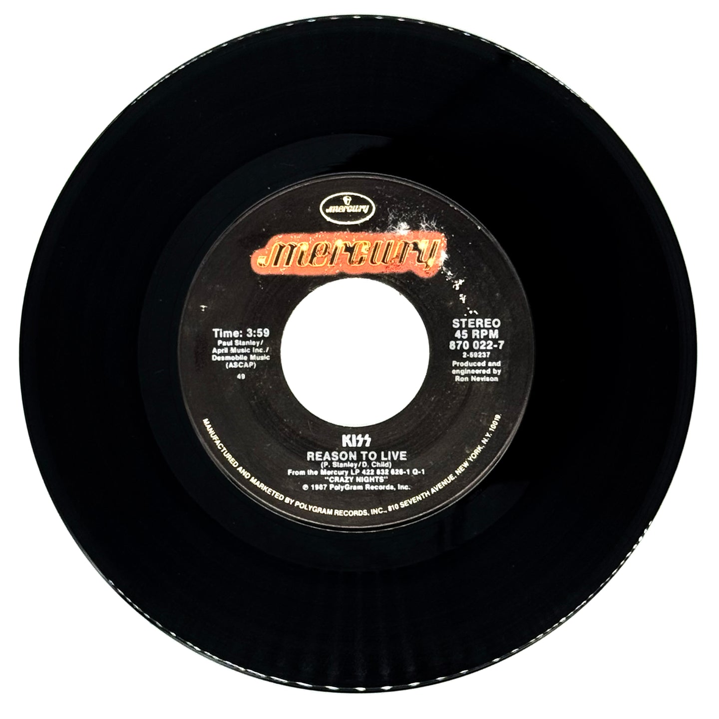 Kiss : REASON TO LIVE/ THIEF IN THE NIGHT