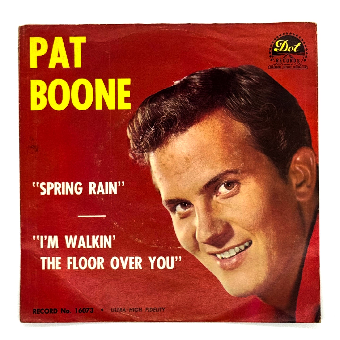 • Pat Boone : SPRING RAIN/ I'M WALKIN' THE FLOOR OVER YOU