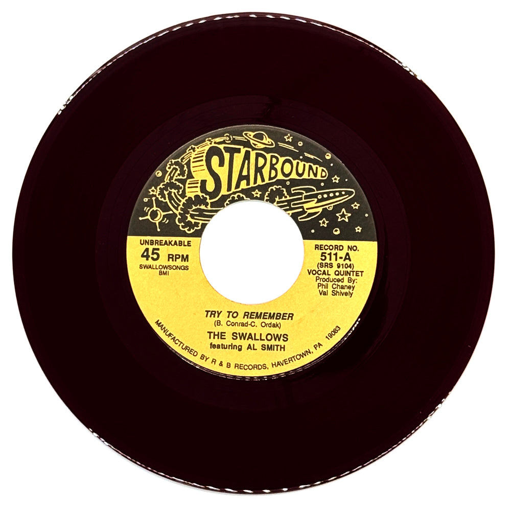 Swallows, The feat. Al Smith : TRY TO REMEMBER/ Swallows, The feat. Eddie Rich : RIDE EDDIE RIDE