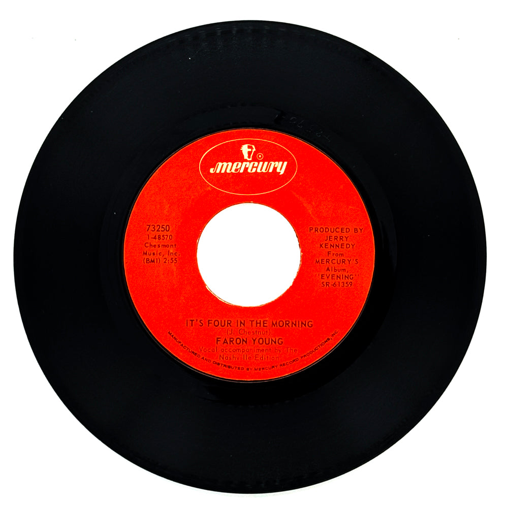 Faron Young : IT'S FOUR IN THE MORNING/ IT'S NOT THE MILES