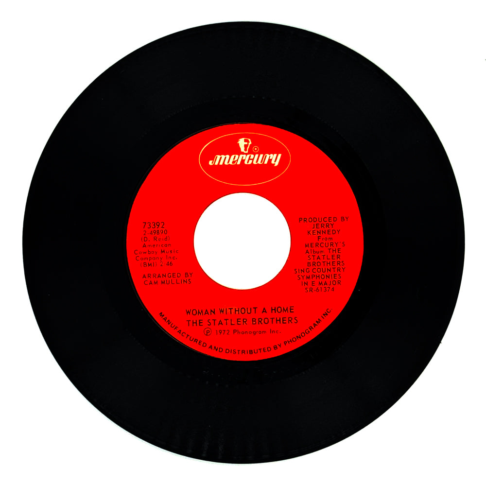Statler Brothers, The : WOMAN WITHOUT A HOME/ I'LL BE YOUR BABY TONIGHT
