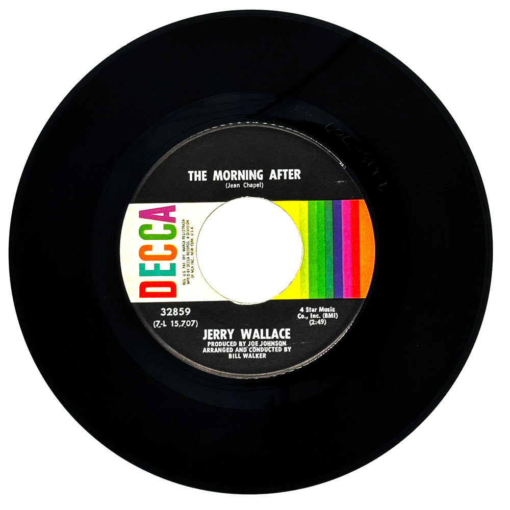 Jerry Wallace : THE MORNING AFTER/ I CAN'T TAKE IT ANY MORE