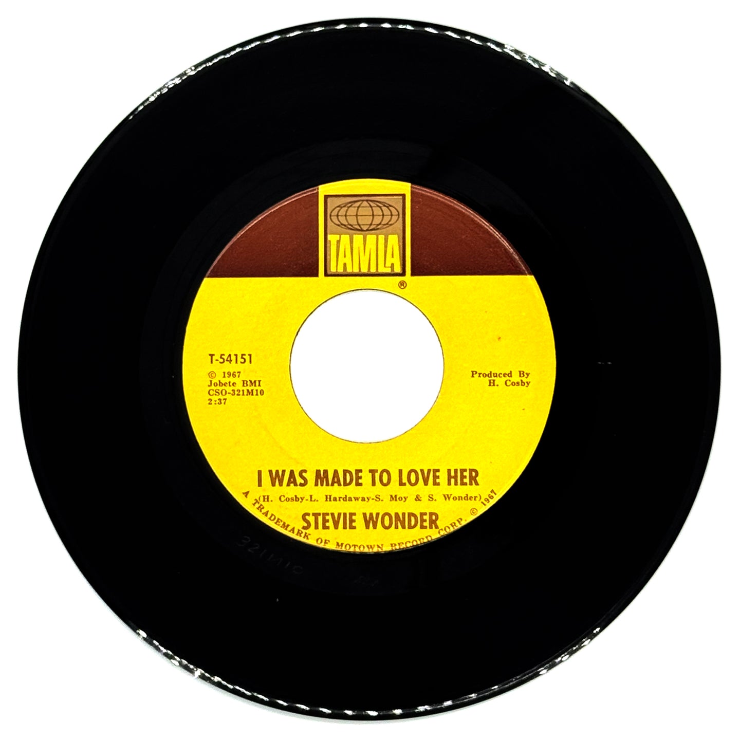 Stevie Wonder : I WAS MADE TO LOVE HER/ HOLD ME