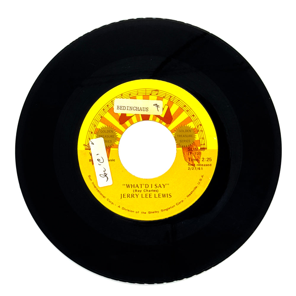 Jerry Lee Lewis : WHAT'D I SAY/ LIVING, LOVIN' WRECK
