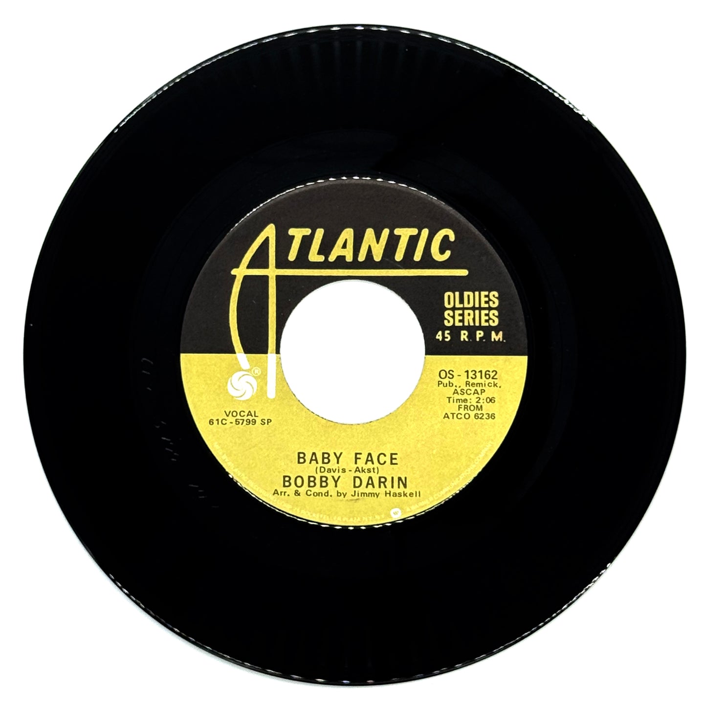 Bobby Darin : BABY FACE/ IRRESISTIBLE YOU