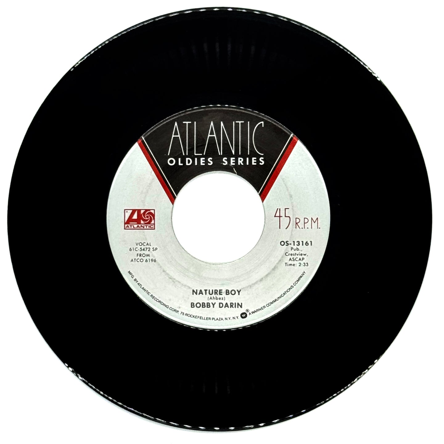 Bobby Darin : NATURE BOY/ YOU MUST HAVE BEEN A BEAUTIFUL BABY