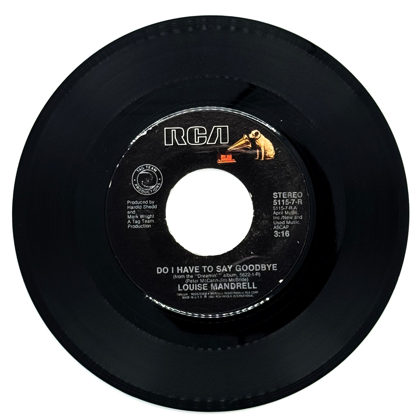 Louise Mandrell : DO I HAVE TO SAY GOODBYE/ KEEP WHAT WE HAD GOING