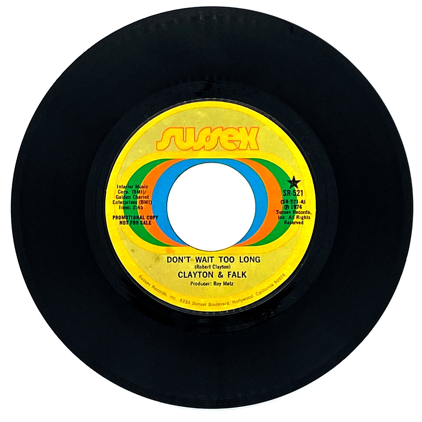 Clayton & Falk : DON'T WAIT TOO LONG/ MONEY