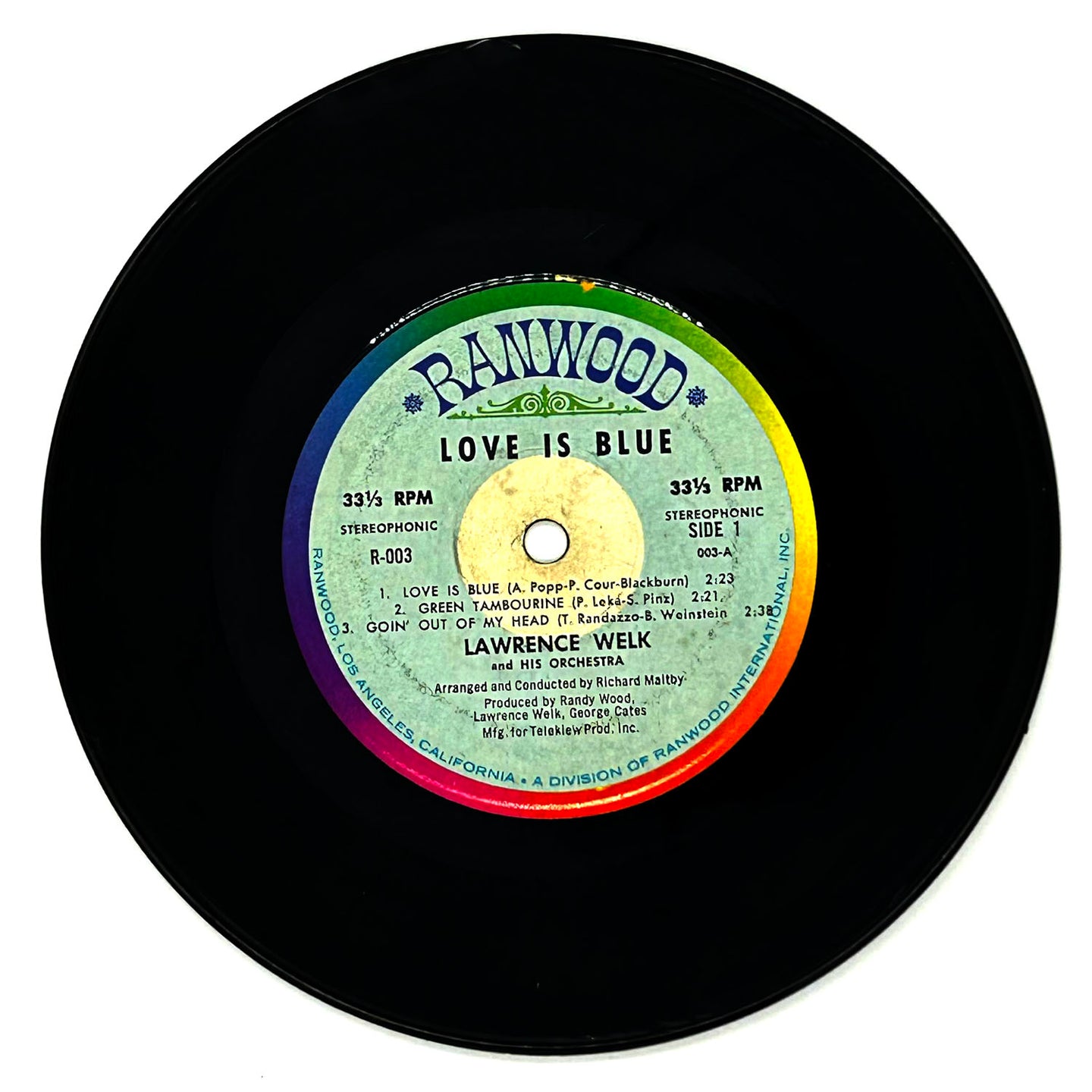 Lawrence Welk : LOVE IS BLUE EP