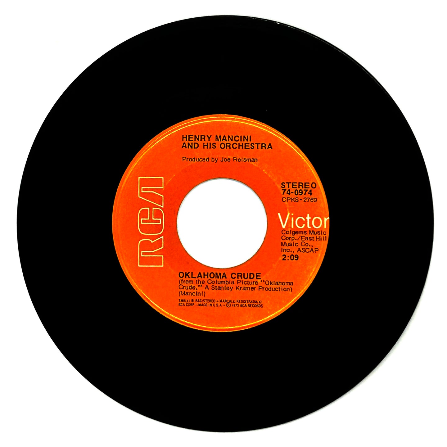 Henry Mancini And His Orchestra : OKLAHOMA CRUDE/ AMAZING GRACE