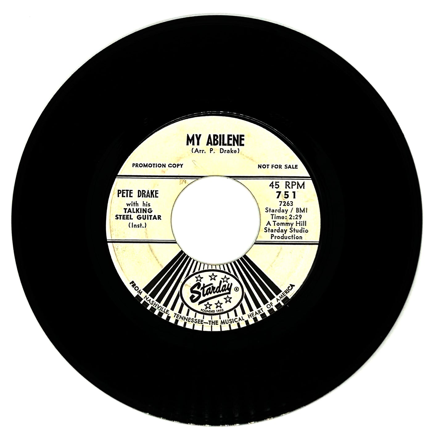 Pete Drake : MY ABILENE/ Y'ALL COME