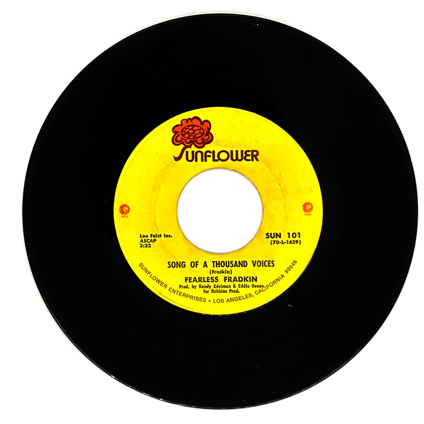 Fearless Fradkin : SONG OF A THOUSAND VOICES/ YOU CAN CRY IF YOU WANT TO
