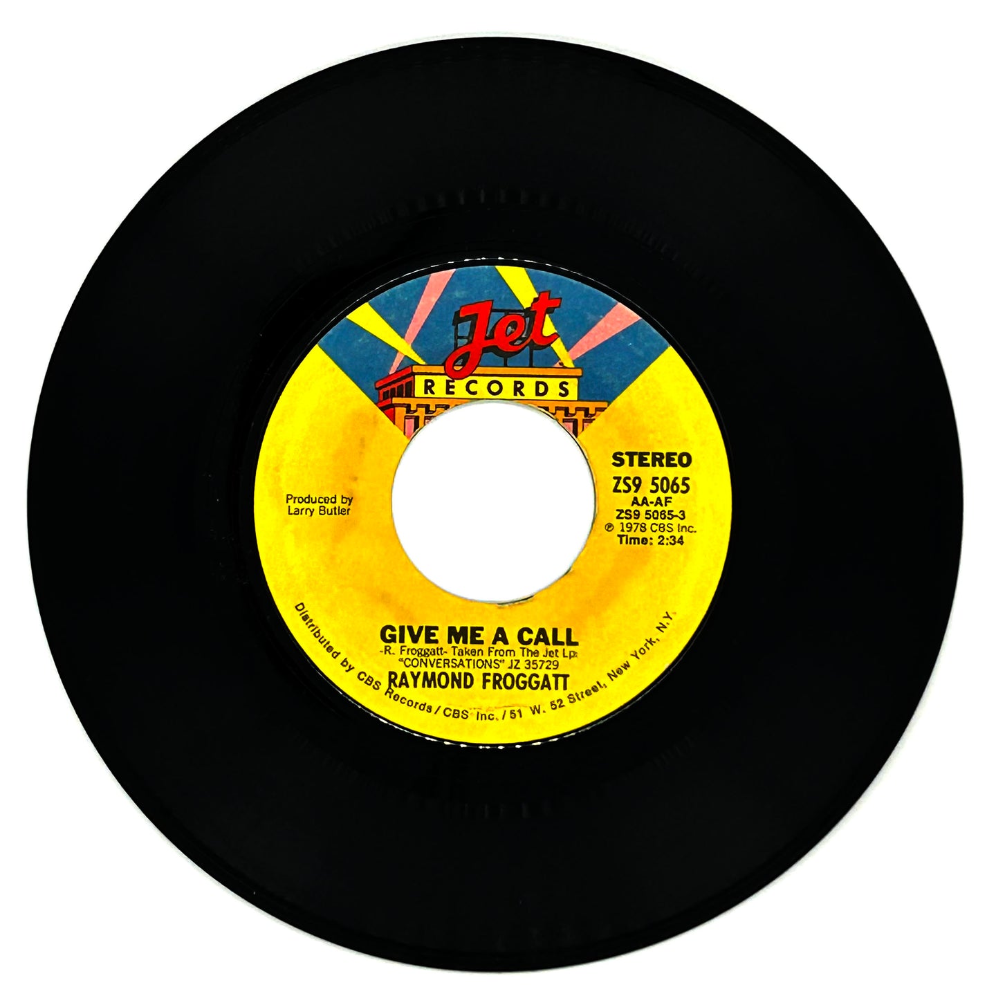 Raymond Froggatt : GIVE ME A CALL/ 'TIL THE NIGHT IS THROUGH