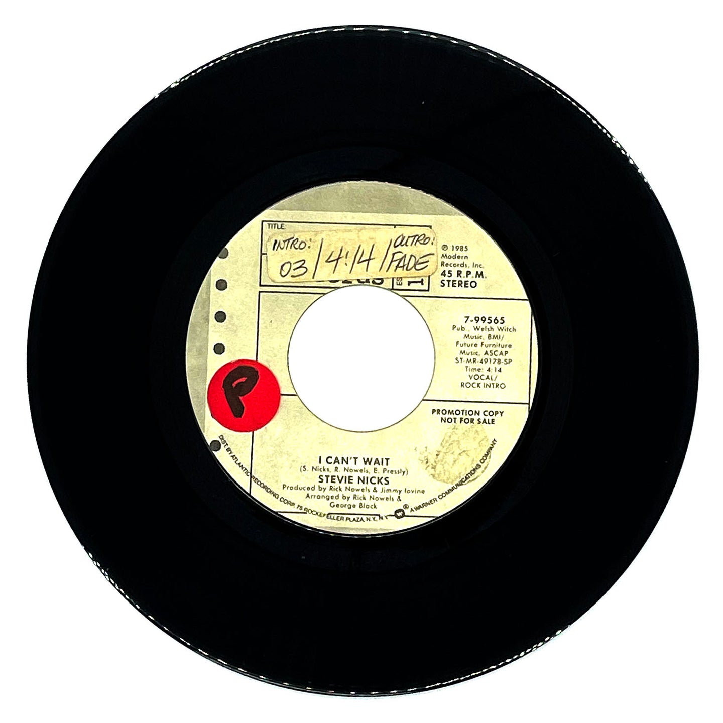 Stevie Nicks : I CAN'T WAIT/ I CAN'T WAIT