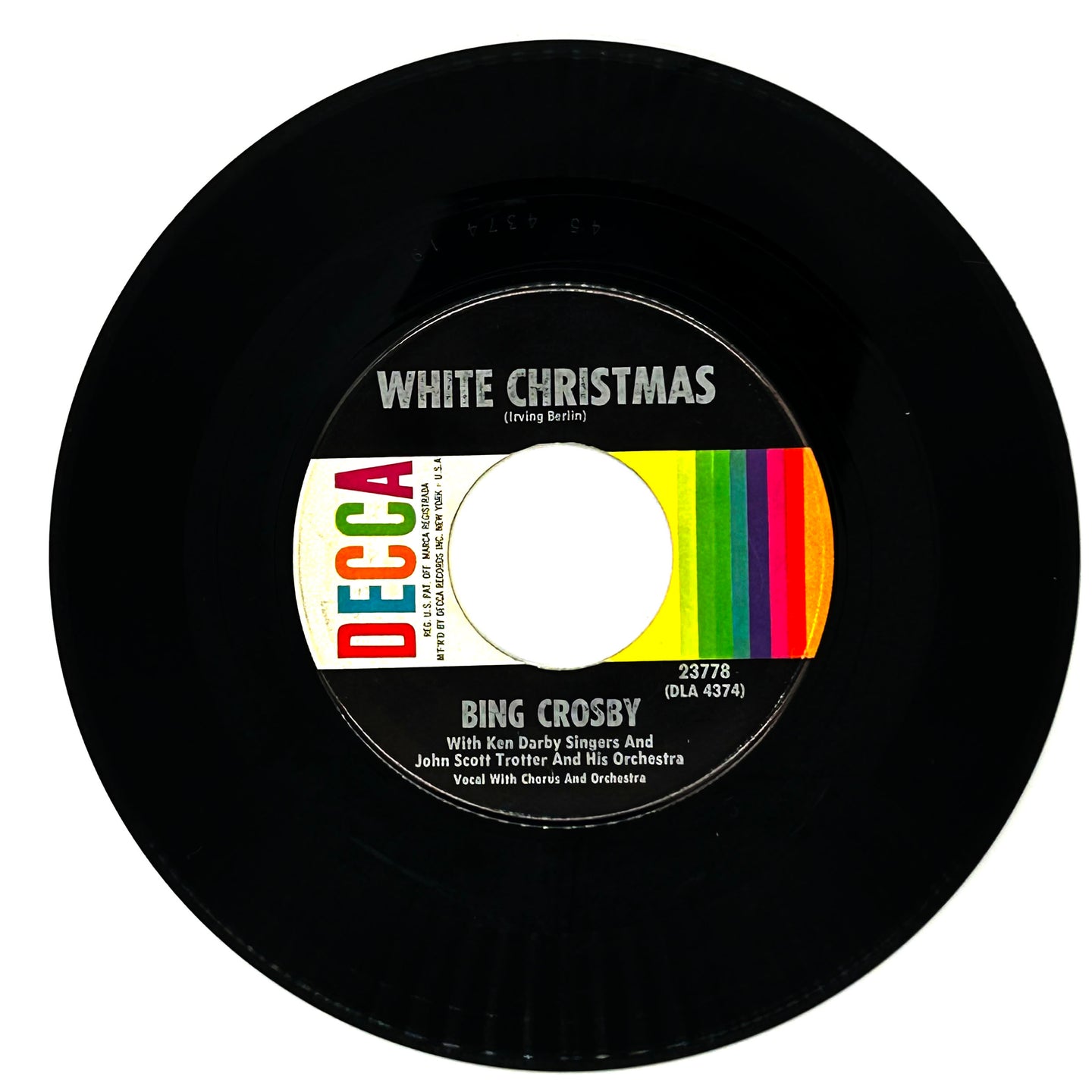 Bing Crosby : WHITE CHRISTMAS/ GOD REST YE MERRY GENTLEMEN