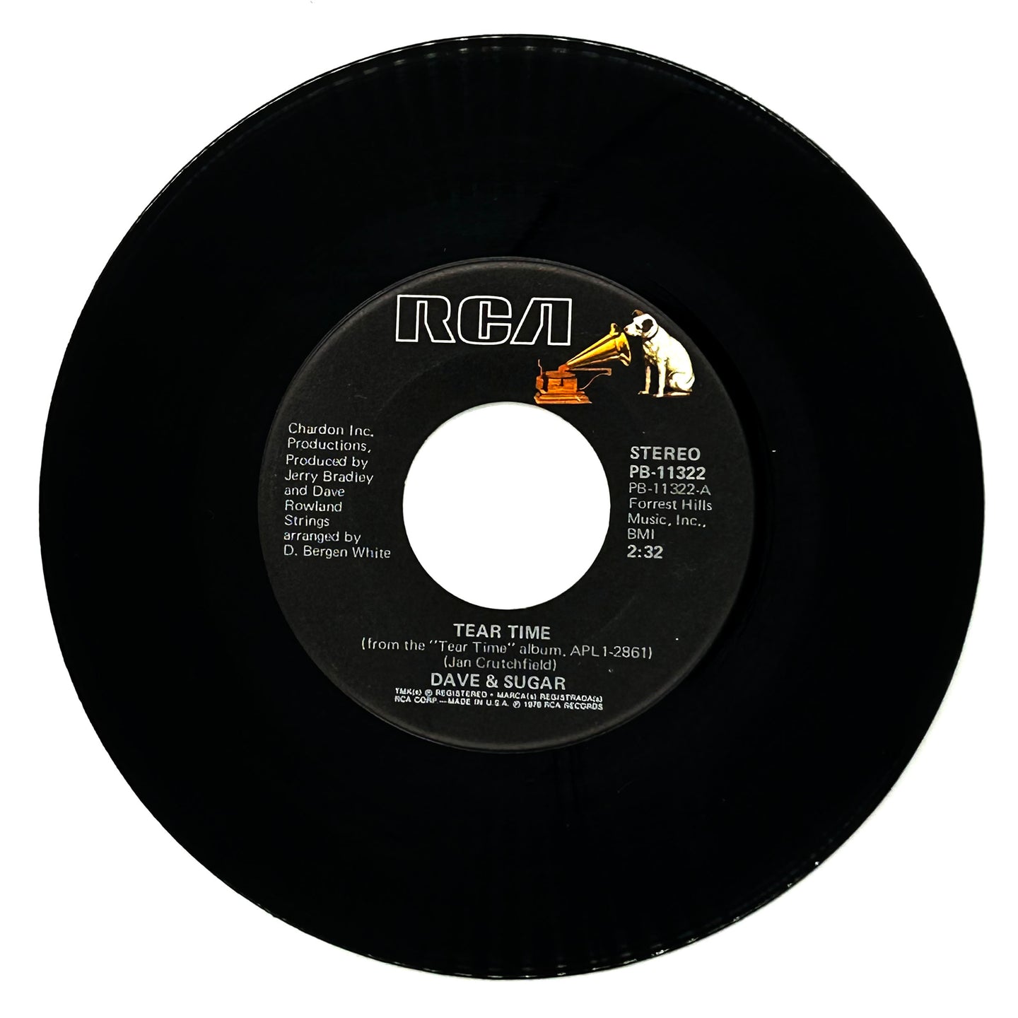 Dave & Sugar : TEAR TIME/ EASY TO LOVE