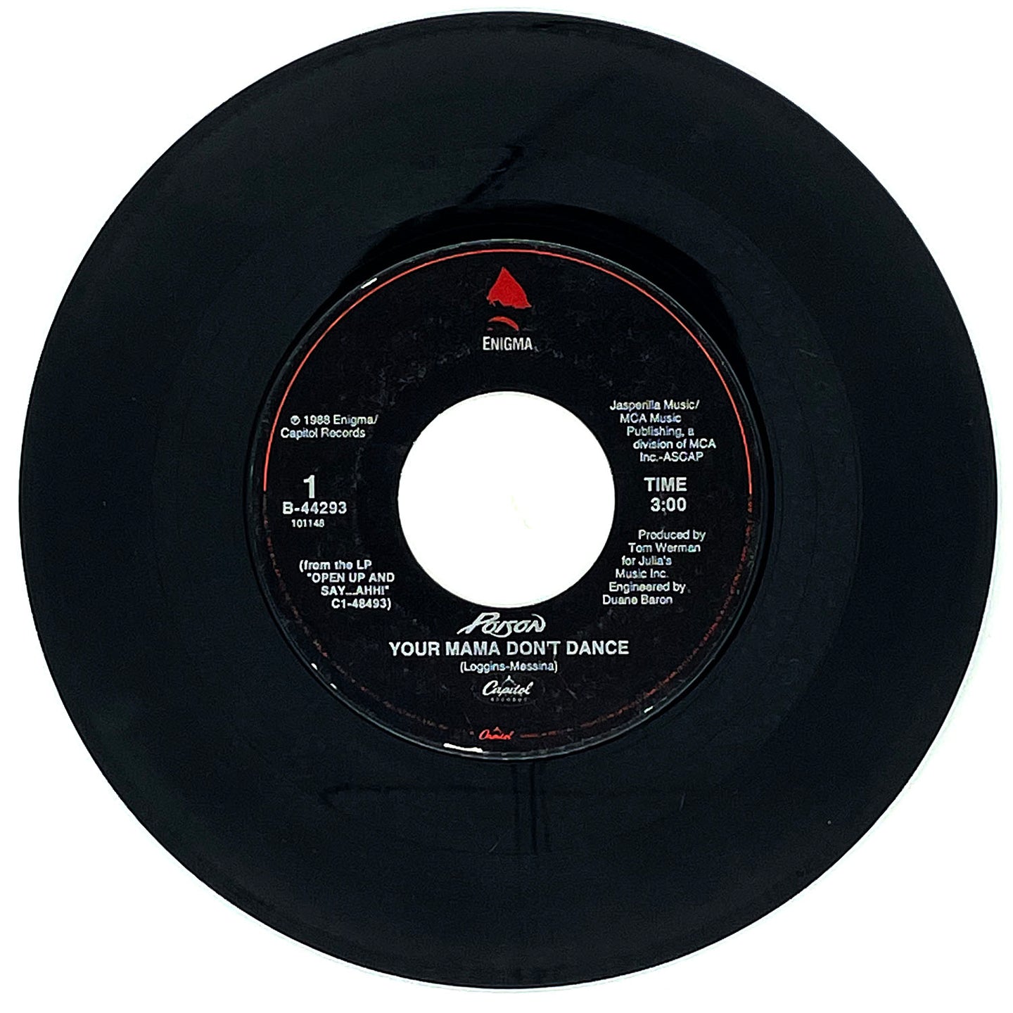 Poison : YOUR MAMA DON'T DANCE/ LOOK WHAT THE CAT DRAGGED IN