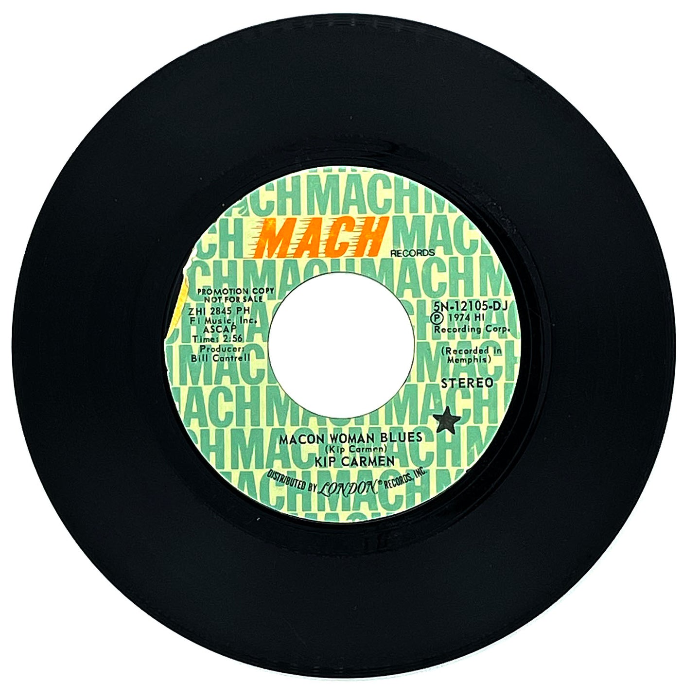 Kip Carmen : MACON WOMAN BLUES/ MACON WOMAN BLUES