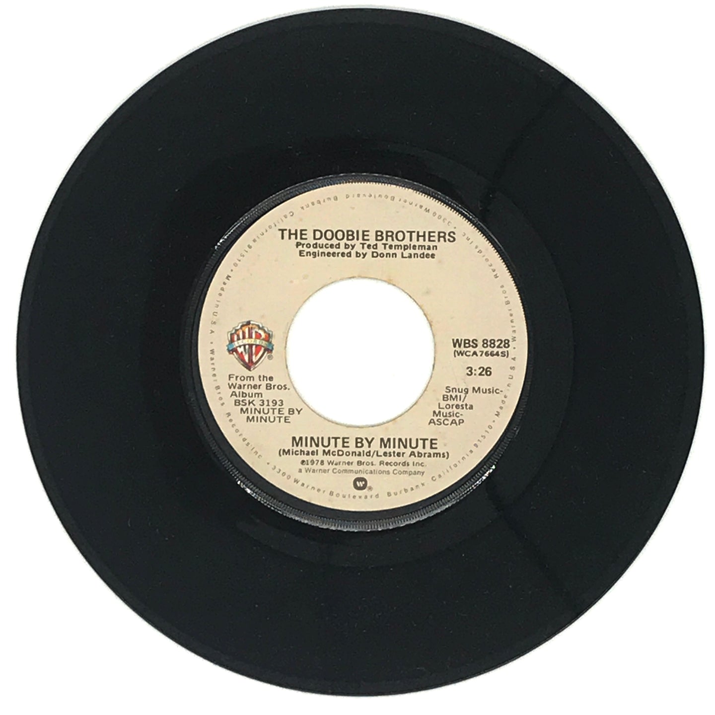Doobie Brothers, The : MINUTE BY MINUTE/ The Doobie Brothers with Nicolette Larson : SWEET FEELIN'