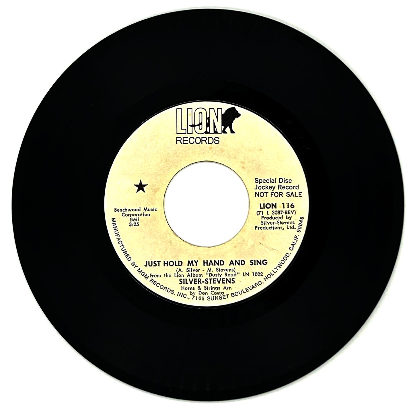 Silver-Stevens : JUST HOLD MY HAND AND SING/  MRS. GRUNDY