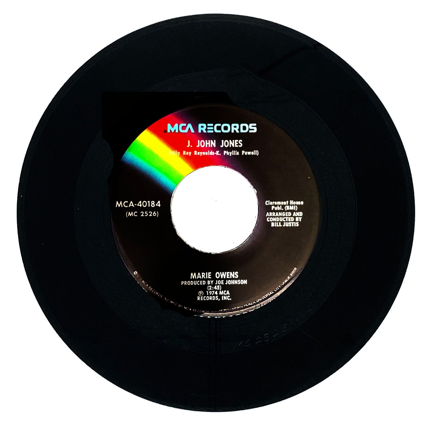 Marie Owens : J. JOHN JONES/ TAKE IT FROM ME