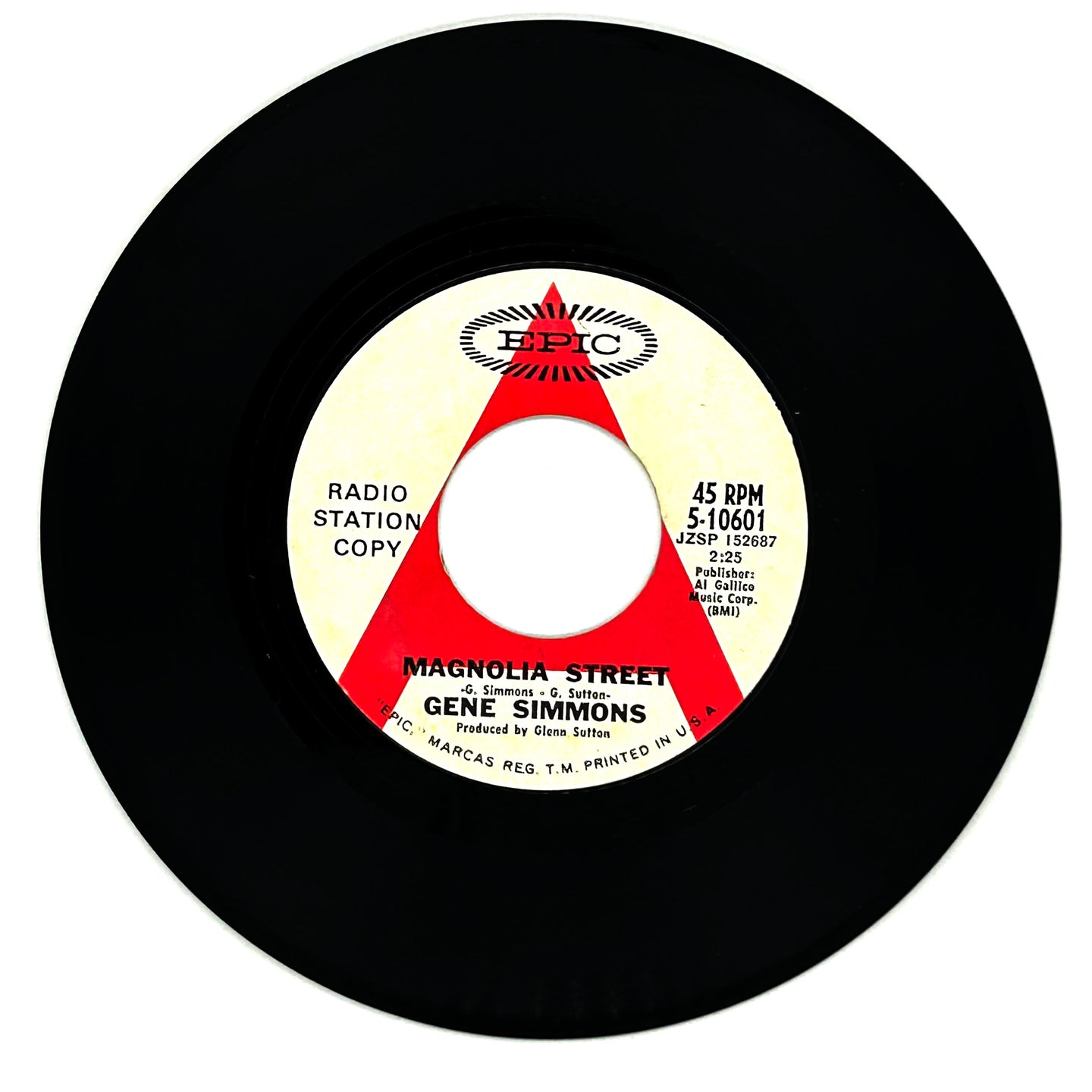 Gene Simmons : MAGNOLIA STREET/ SHE'S THERE WHEN I COME HOME