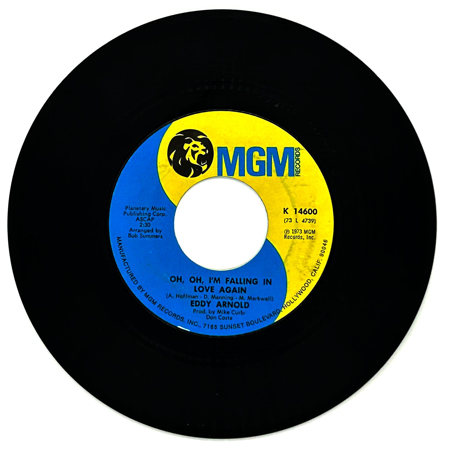 Eddy Arnold : OH, OH, I'M FALLING IN LOVE AGAIN/ ANY WAY YOU WANT ME